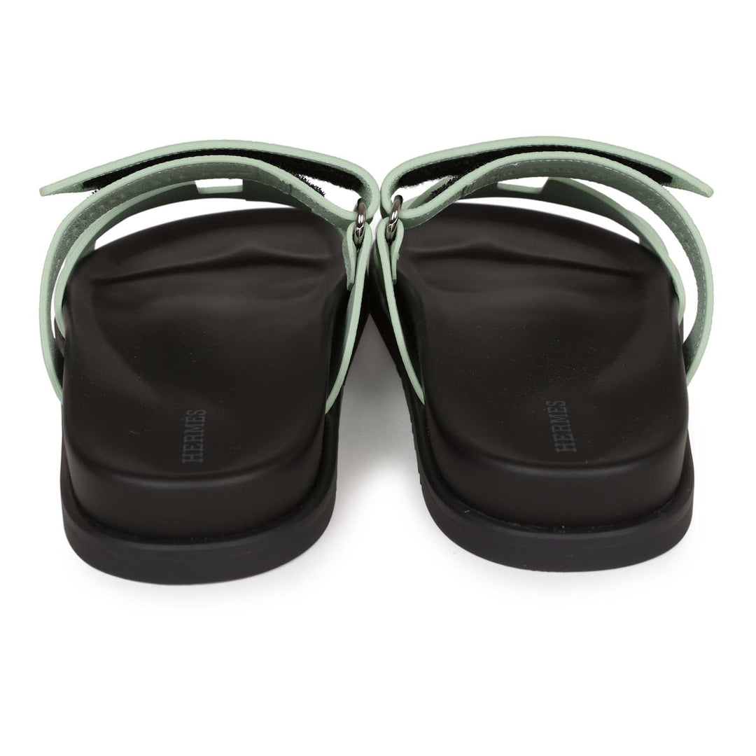 Top quality Hermes Chypre Sandal Vert Jade Epsom Palladium Hardware 37.5