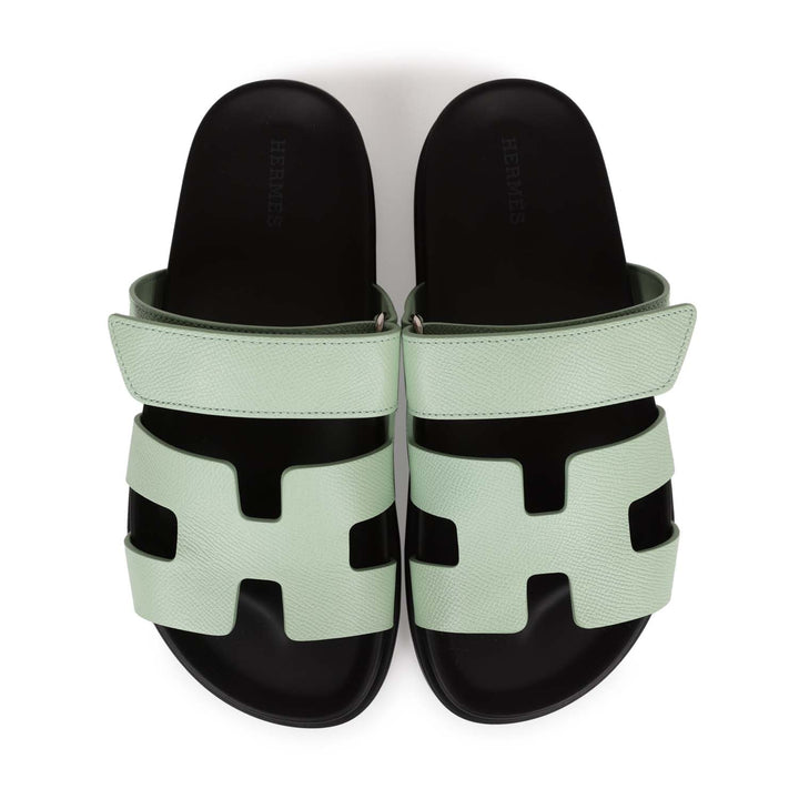 Top quality Hermes Chypre Sandal Vert Jade Epsom Palladium Hardware 37.5