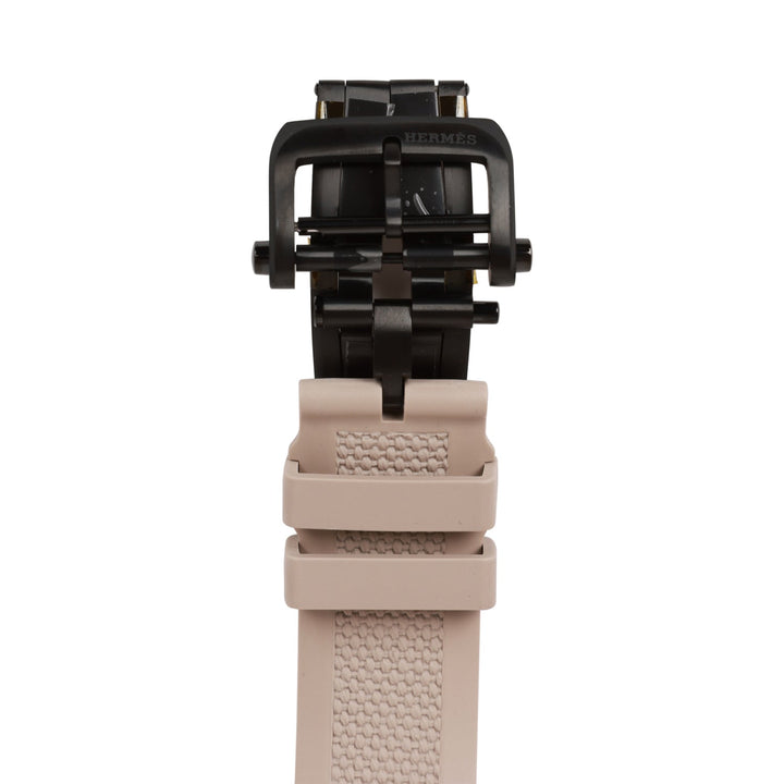 Top quality Hermes Limited Edition Hodinkee Taupe Titanium Rubber 39mm Automatic Watch