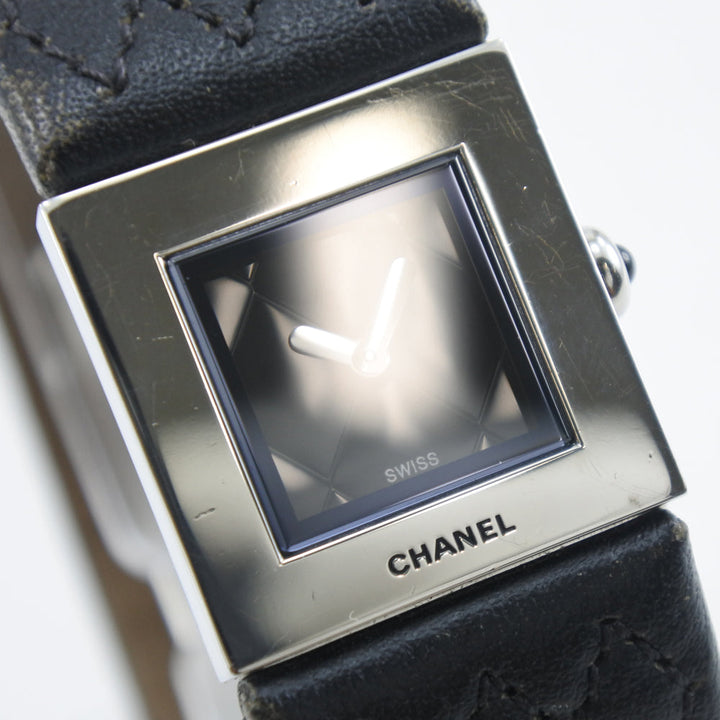 Top Quality Chanel Matelasse Quartz Watch Stainless Steel/Leather