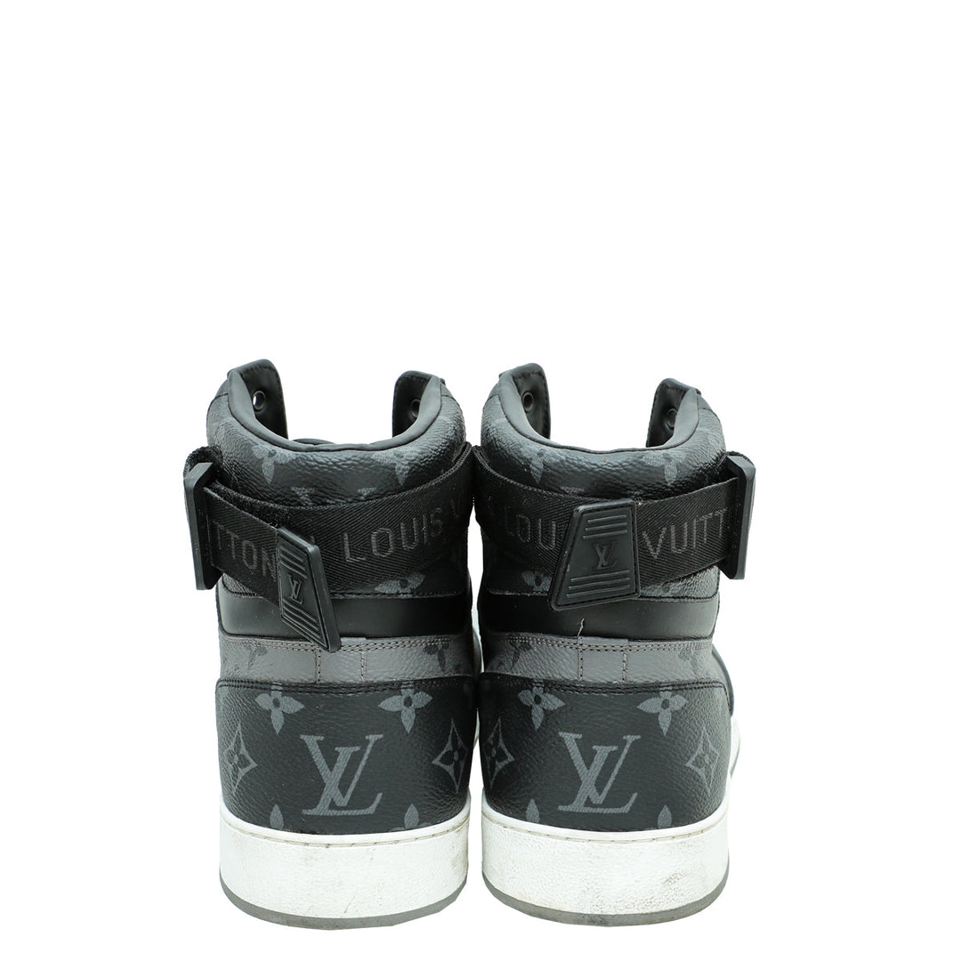 Louis Vuitton Monogram Graphite Rivoli Trainer Boot 10