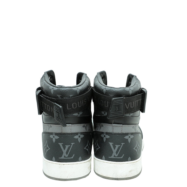 Louis Vuitton Monogram Graphite Rivoli Trainer Boot 10