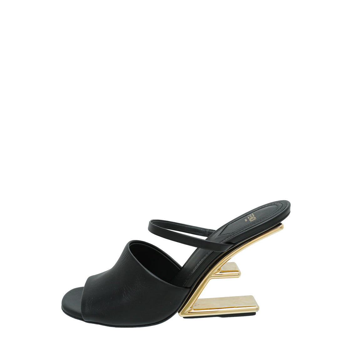 Fendi Black First High Heeled Sandals 39
