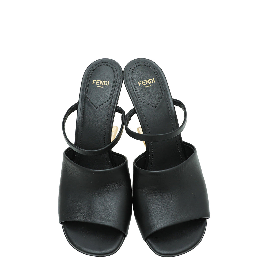 Fendi Black First High Heeled Sandals 39