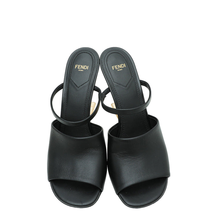 Fendi Black First High Heeled Sandals 39