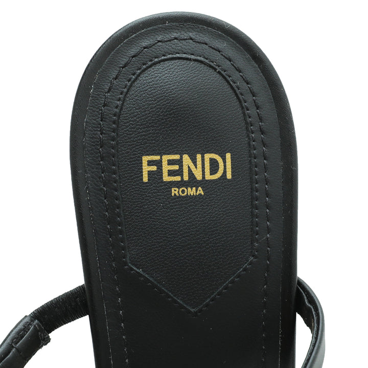 Fendi Black First High Heeled Sandals 39