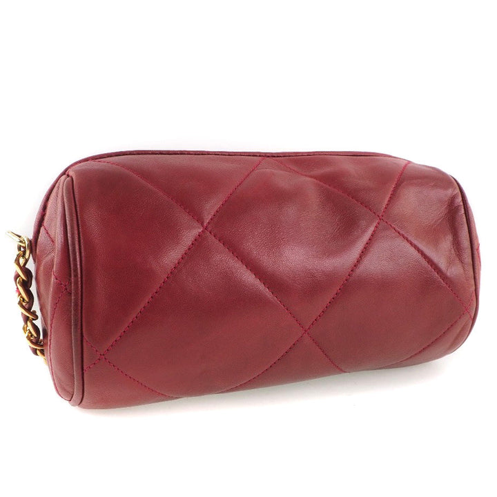 Top Quality Chanel Lambskin Chain Shoulder Bag Red