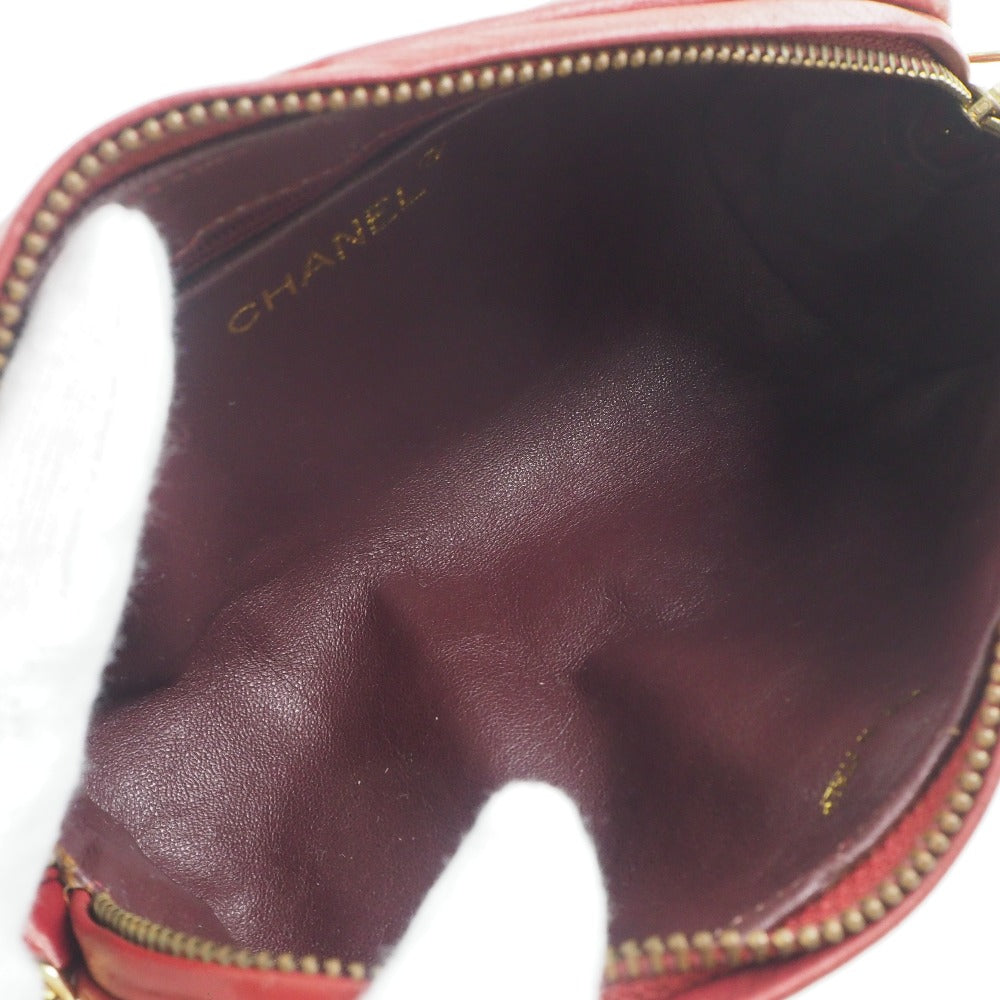 Top Quality Chanel Lambskin Chain Shoulder Bag Red