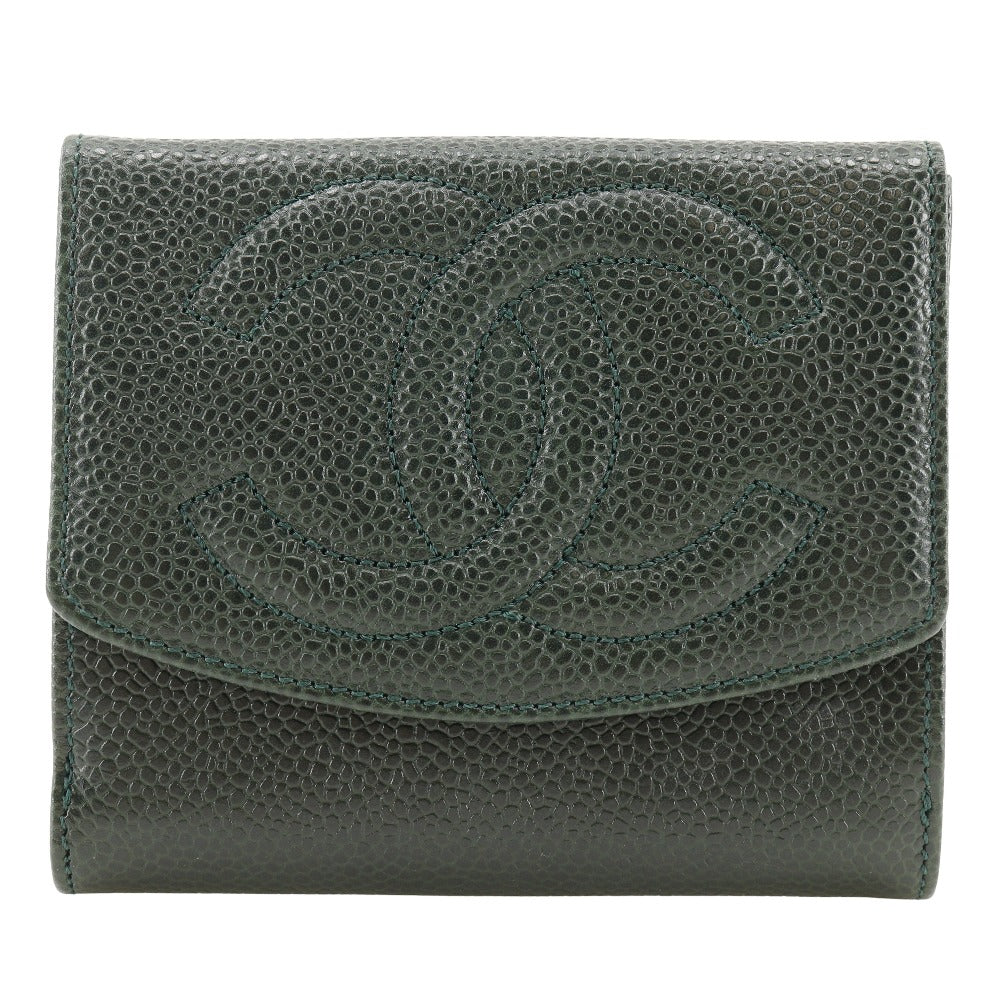 Top Quality Chanel Caviar Skin Bifold Wallet A13496