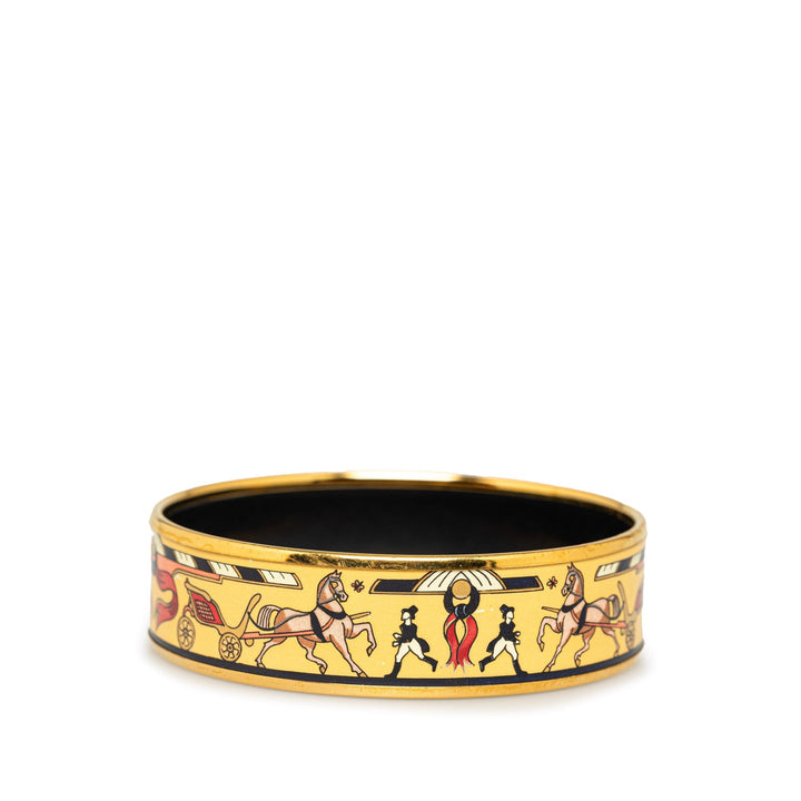 Top quality Hermes Wide Enamel Bangle Costume Bracelet