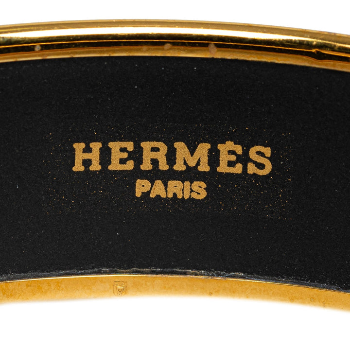 Top quality Hermes Wide Enamel Bangle Costume Bracelet