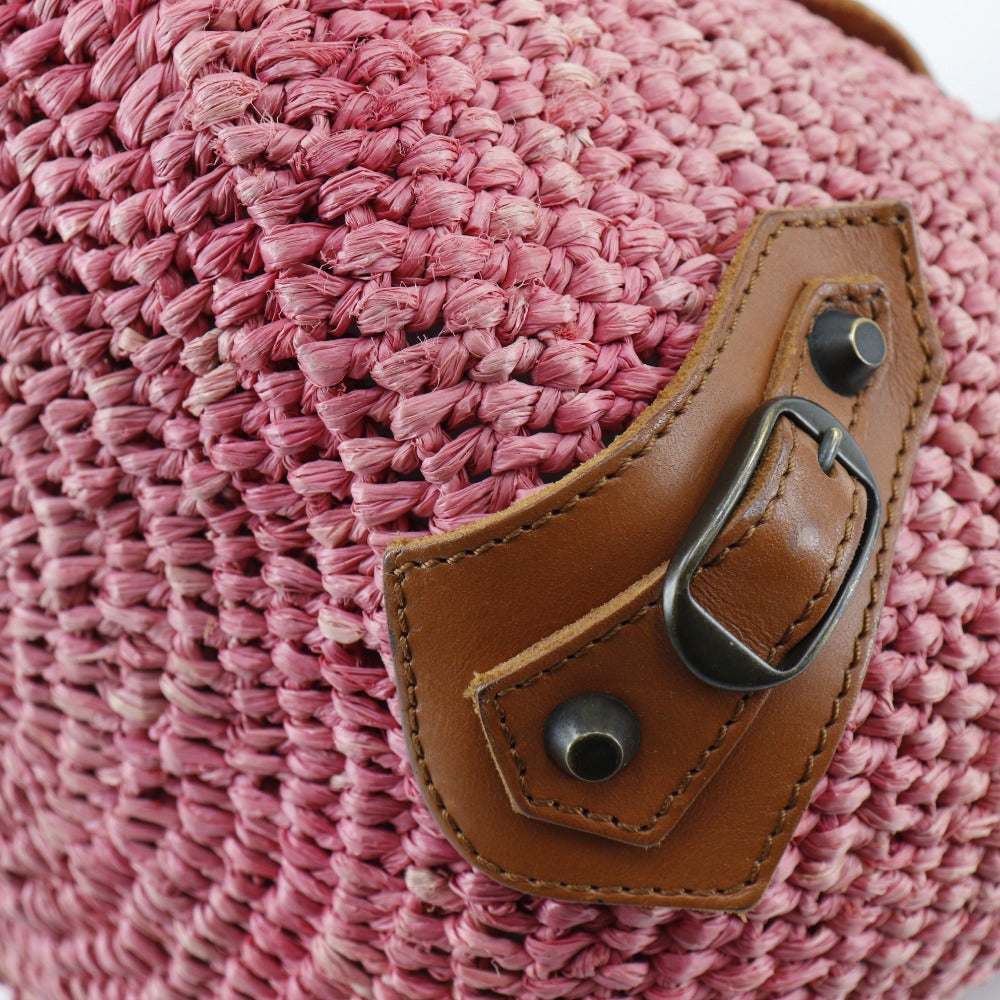 Top Quality Balenciaga Straw Basket Tote Bag