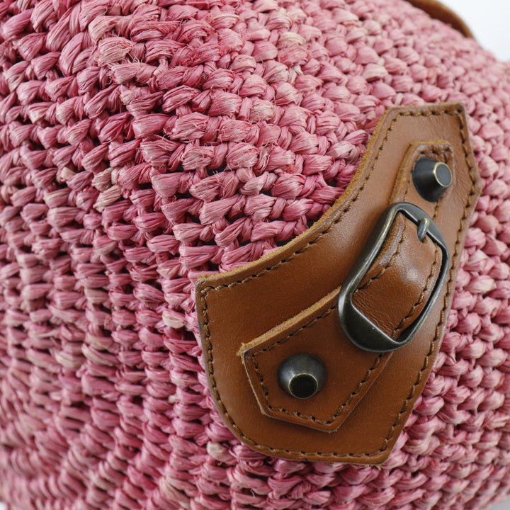 Top Quality Balenciaga Straw Basket Tote Bag