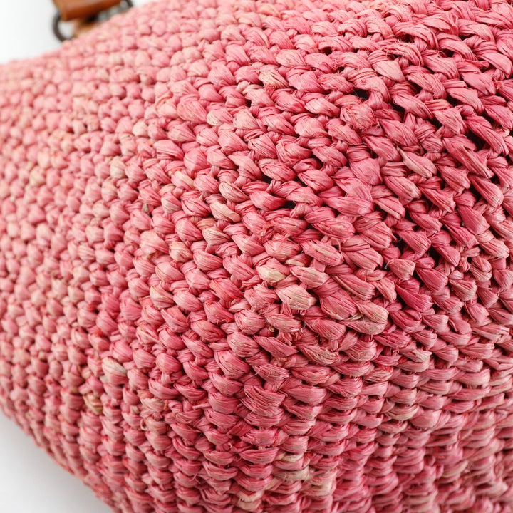 Top Quality Balenciaga Straw Basket Tote Bag