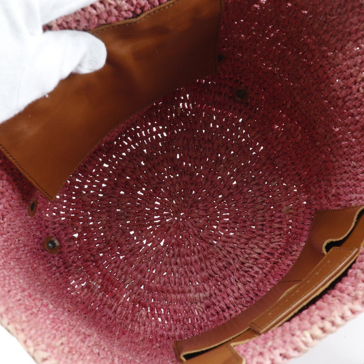 Top Quality Balenciaga Straw Basket Tote Bag
