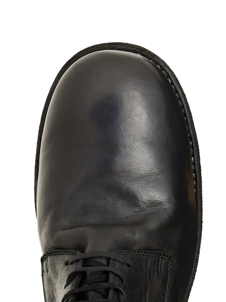 STIVALE ALLACCIATO IN PELLE CON ZIP