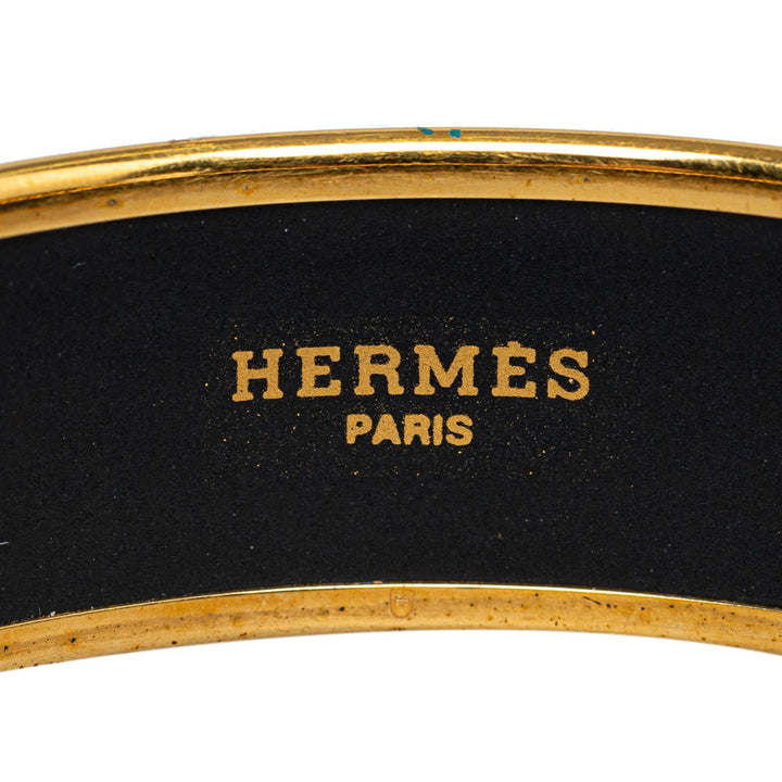Top quality Hermes Wide Enamel Bangle Costume Bracelet