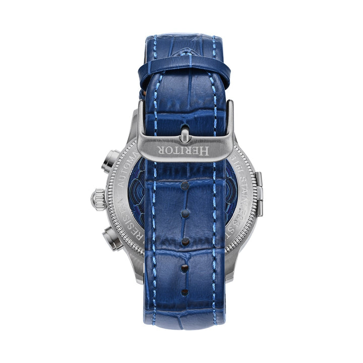 Heritor Automatic Apostle Leather Band Watch w/ Day-Date