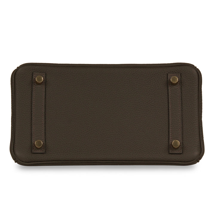 Birkin 25 - Vert De Gris Togo - GHW