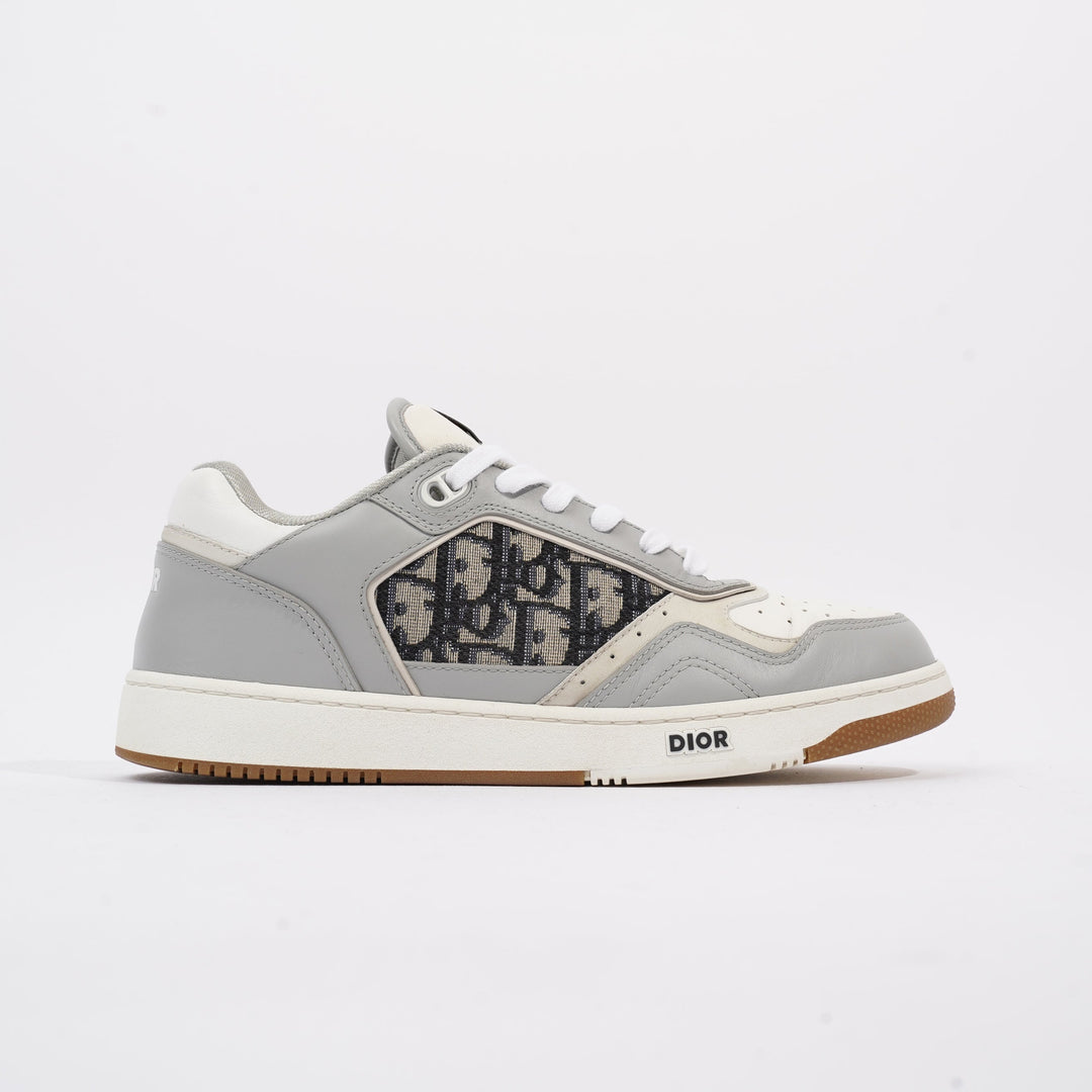 Christian Dior B27 Low-top White / Grey Leather EU 41 UK 7