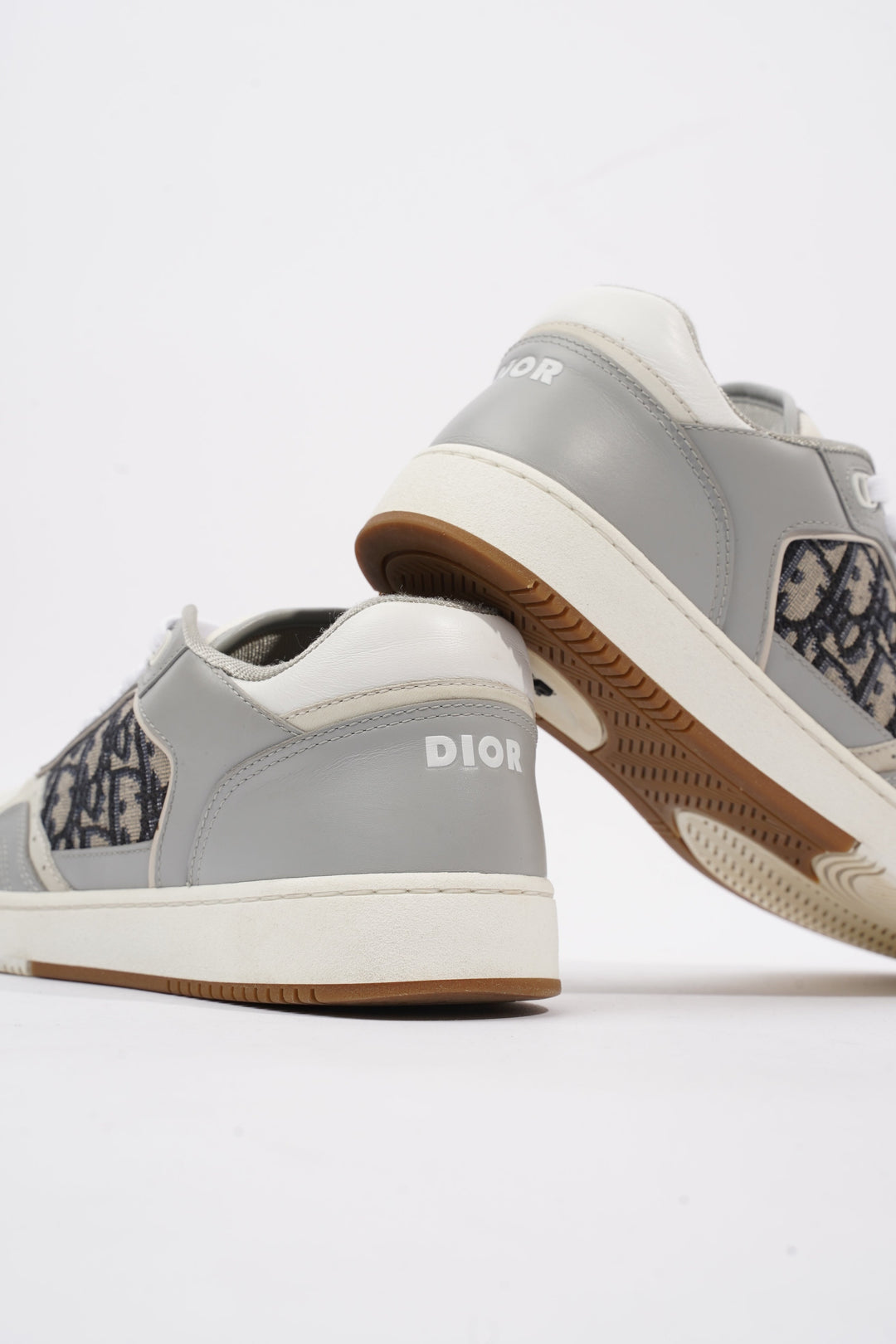 Christian Dior B27 Low-top White / Grey Leather EU 41 UK 7
