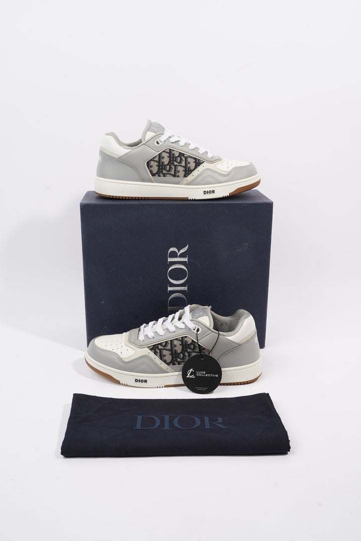 Christian Dior B27 Low-top White / Grey Leather EU 41 UK 7