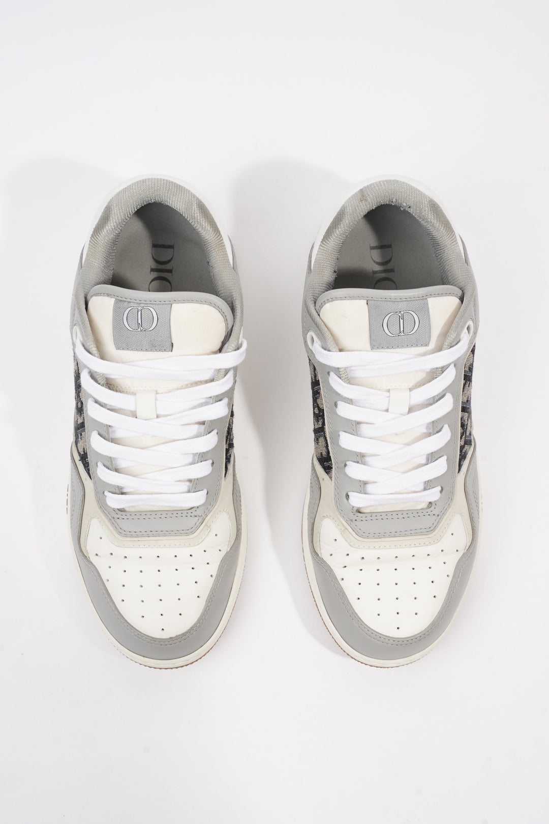 Christian Dior B27 Low-top White / Grey Leather EU 41 UK 7