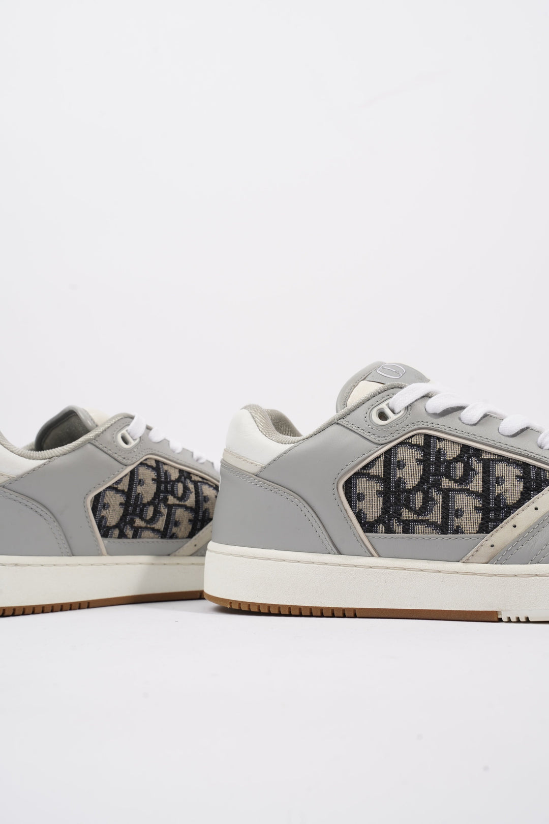 Christian Dior B27 Low-top White / Grey Leather EU 41 UK 7