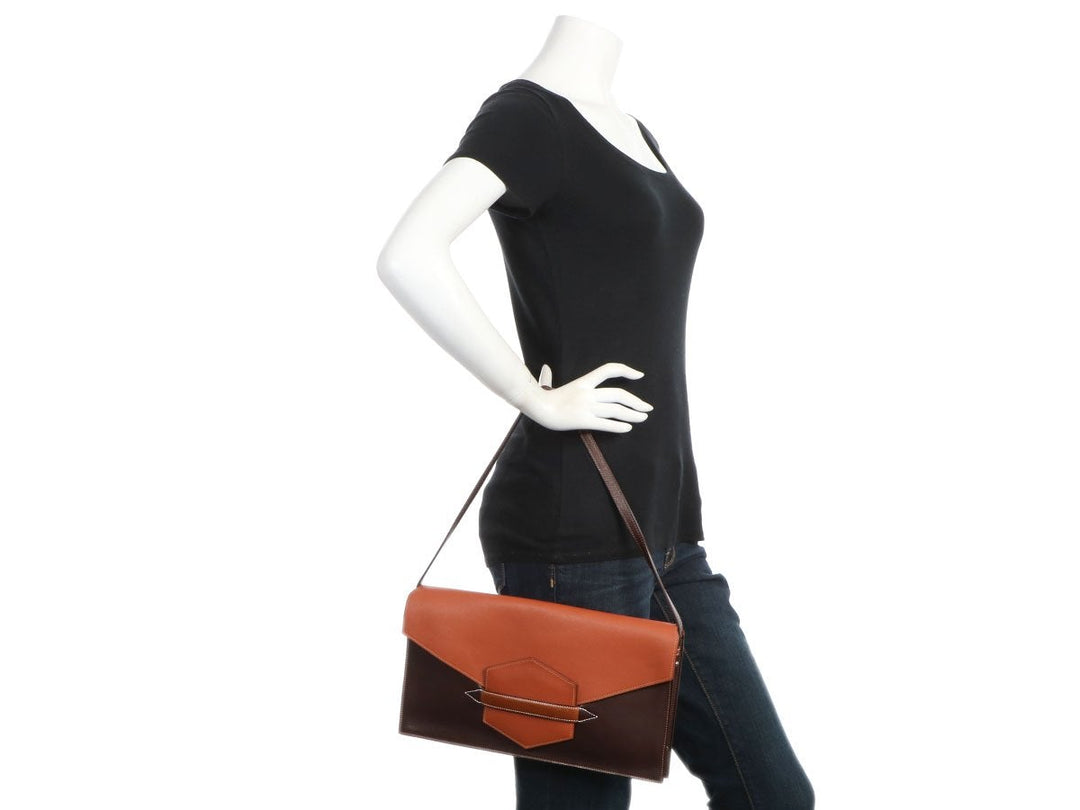 Top quality Hermes Tricolor Faco II Convertible Clutch