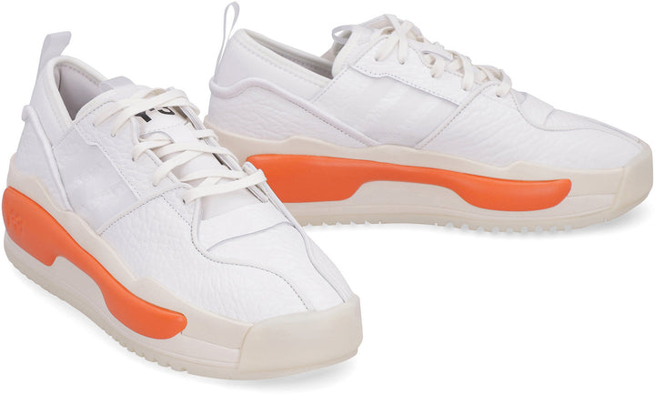 HOKORI III LOGO DETAIL LEATHER SNEAKERS