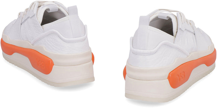 HOKORI III LOGO DETAIL LEATHER SNEAKERS