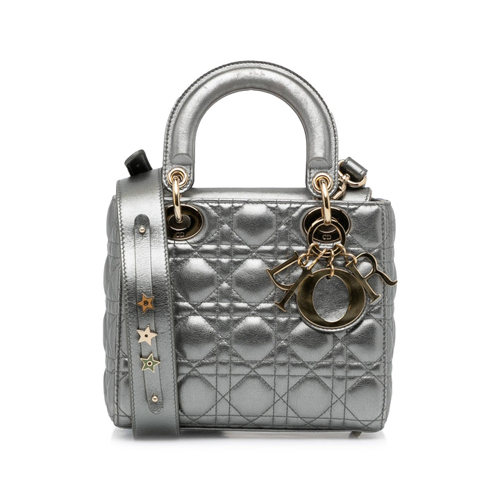 Top quality Dior Lady Top quality Dior My ABCTop quality Dior Silver Cannage Quilted Leather