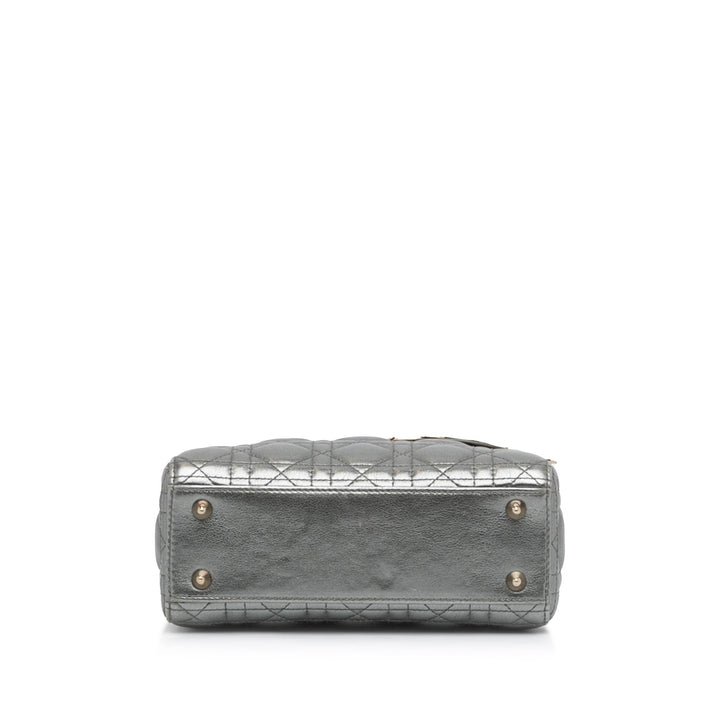 Top quality Dior Lady Top quality Dior My ABCTop quality Dior Silver Cannage Quilted Leather