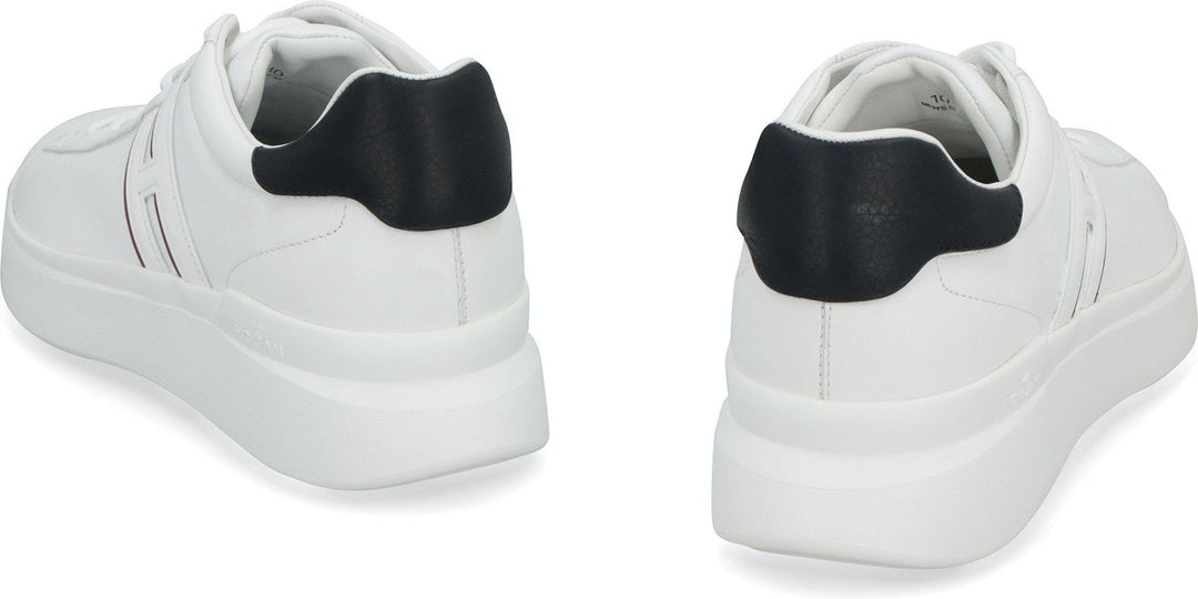 RAFFIA TRIMMED HOGAN H580 SNEAKERS