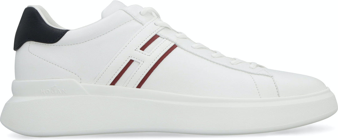 RAFFIA TRIMMED HOGAN H580 SNEAKERS