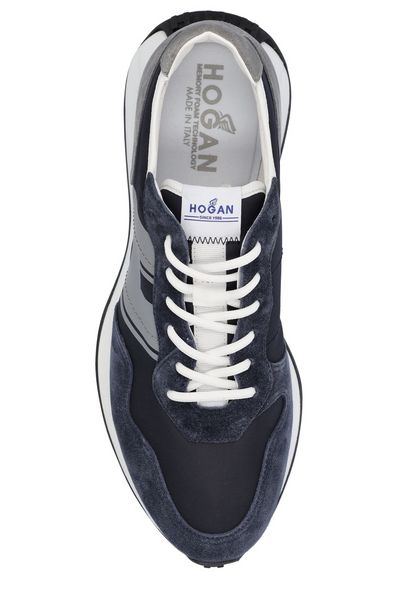 EMBROIDERED LOGO LOW TOP SNEAKERS