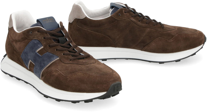 HOGAN H601 LEATHER LOW-TOP SNEAKERS