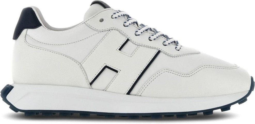 LEATHER LOGO SNEAKERS