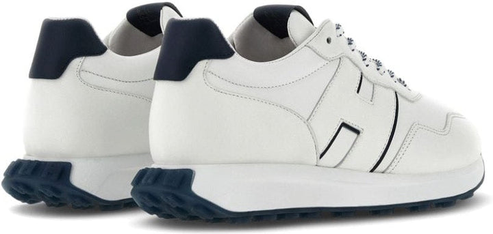 LEATHER LOGO SNEAKERS