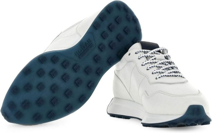 LEATHER LOGO SNEAKERS