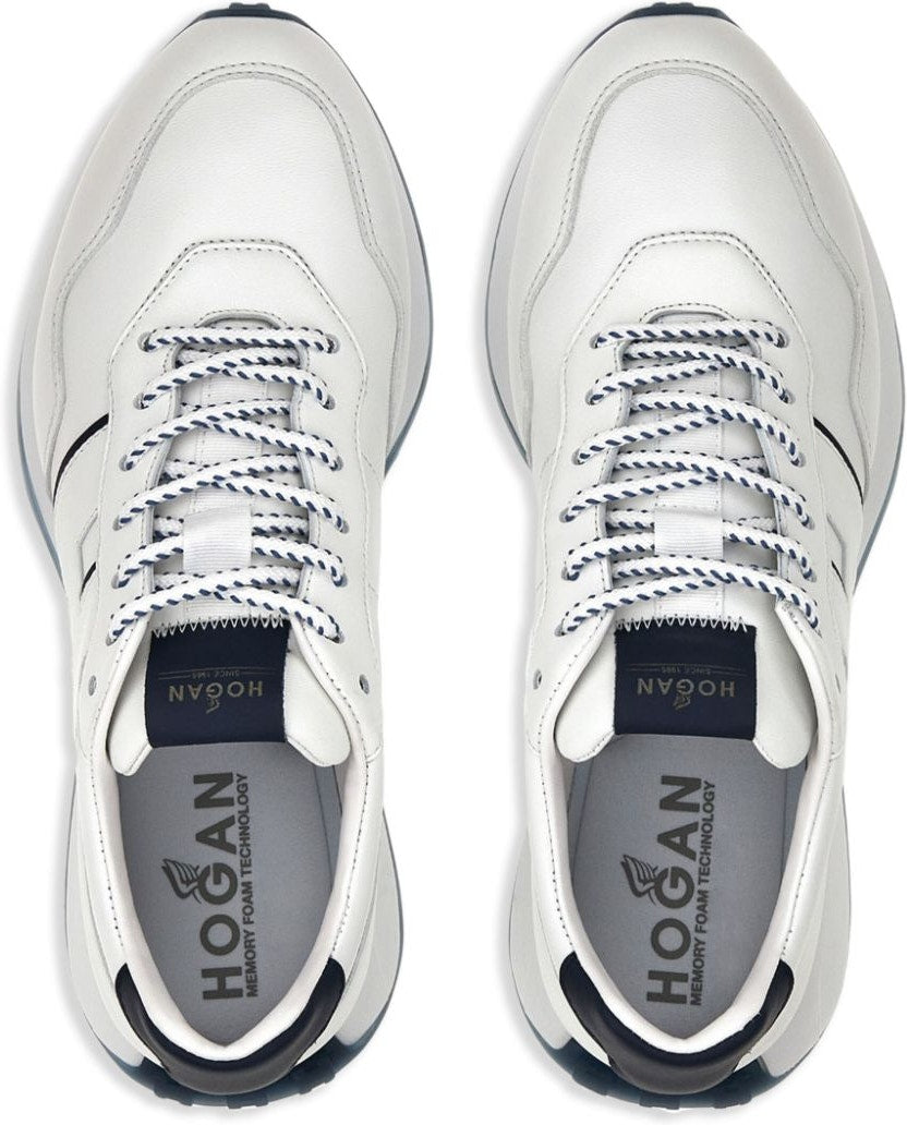 LEATHER LOGO SNEAKERS