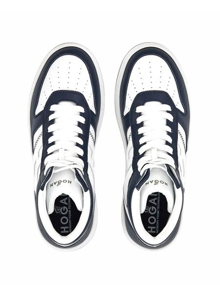 EMBROIDERED LOGO HIGH TOP SNEAKERS