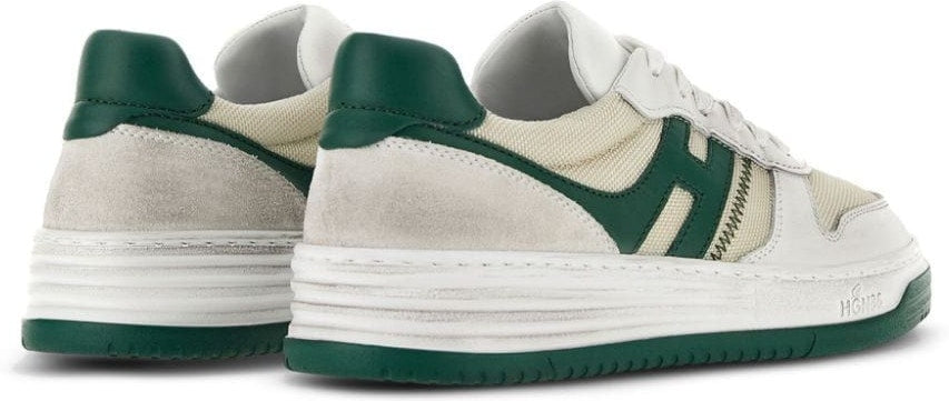LOGO PATCH LACE UP SNEAKERS
