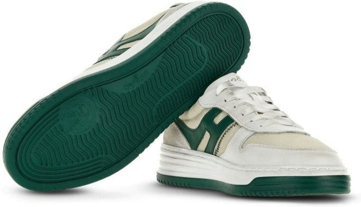 LOGO PATCH LACE UP SNEAKERS