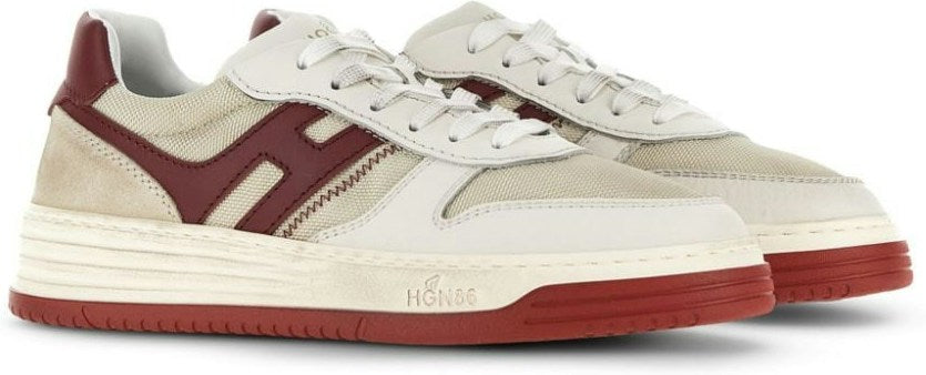 H630 LACE UP SUEDE SNEAKERS