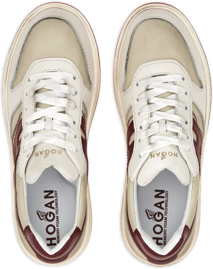 H630 LACE UP SUEDE SNEAKERS