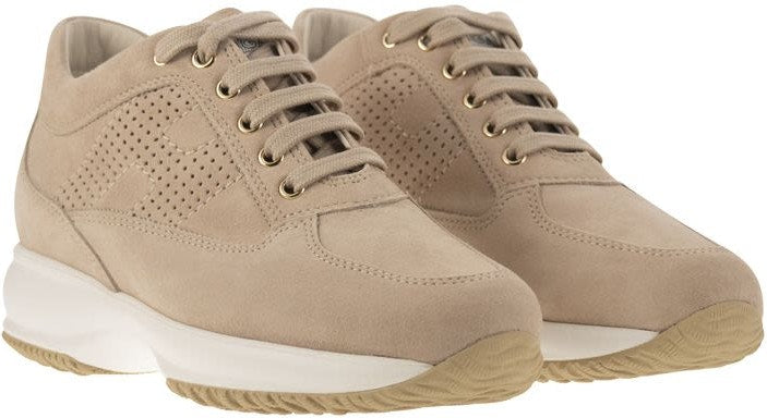 SUEDE LACE UP SNEAKERS