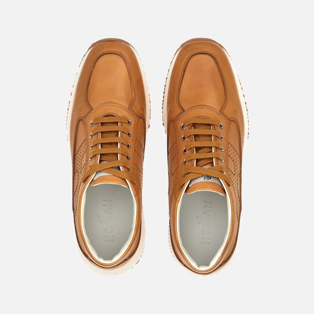 PLAFORM LOGO PATCH SNEAKERS