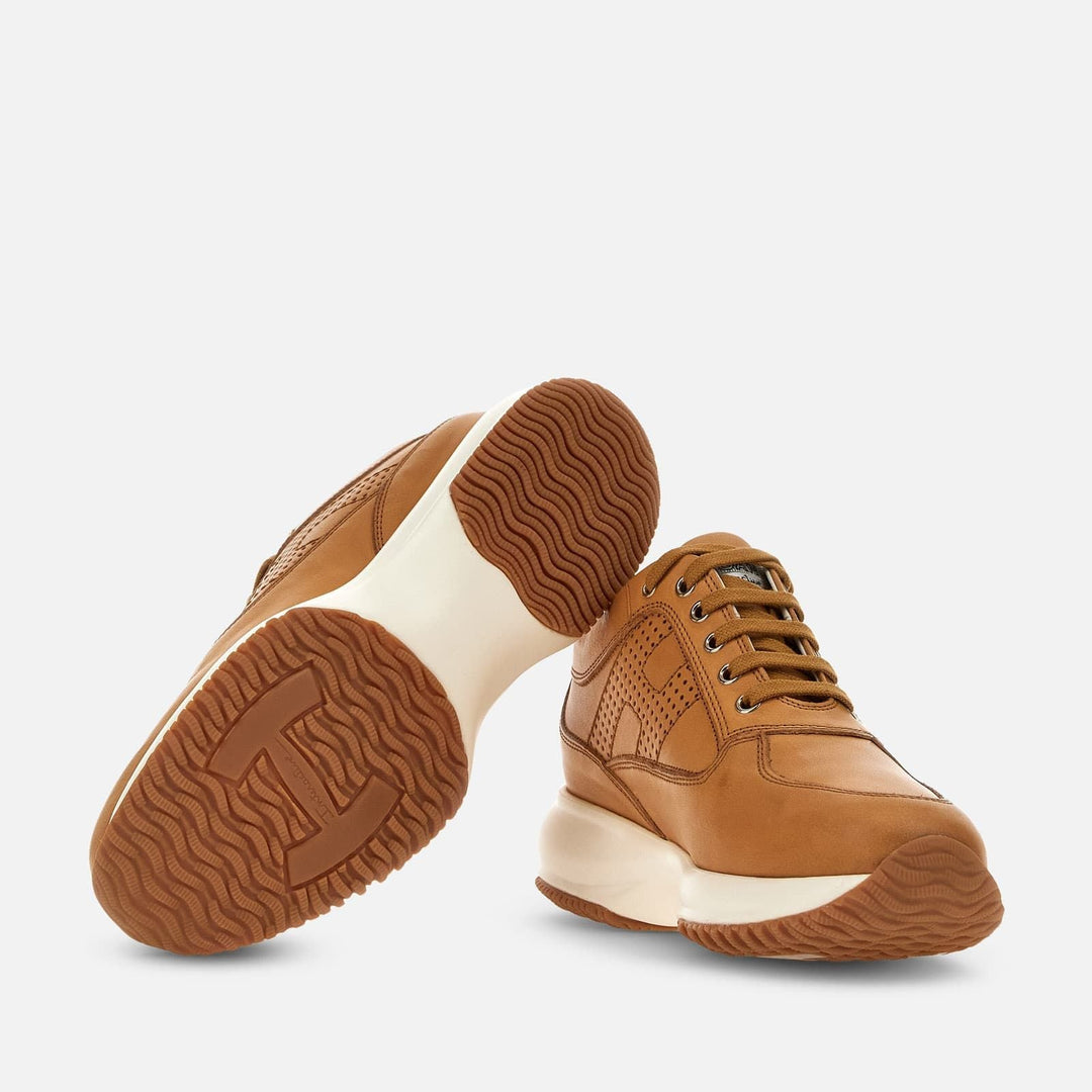 PLAFORM LOGO PATCH SNEAKERS