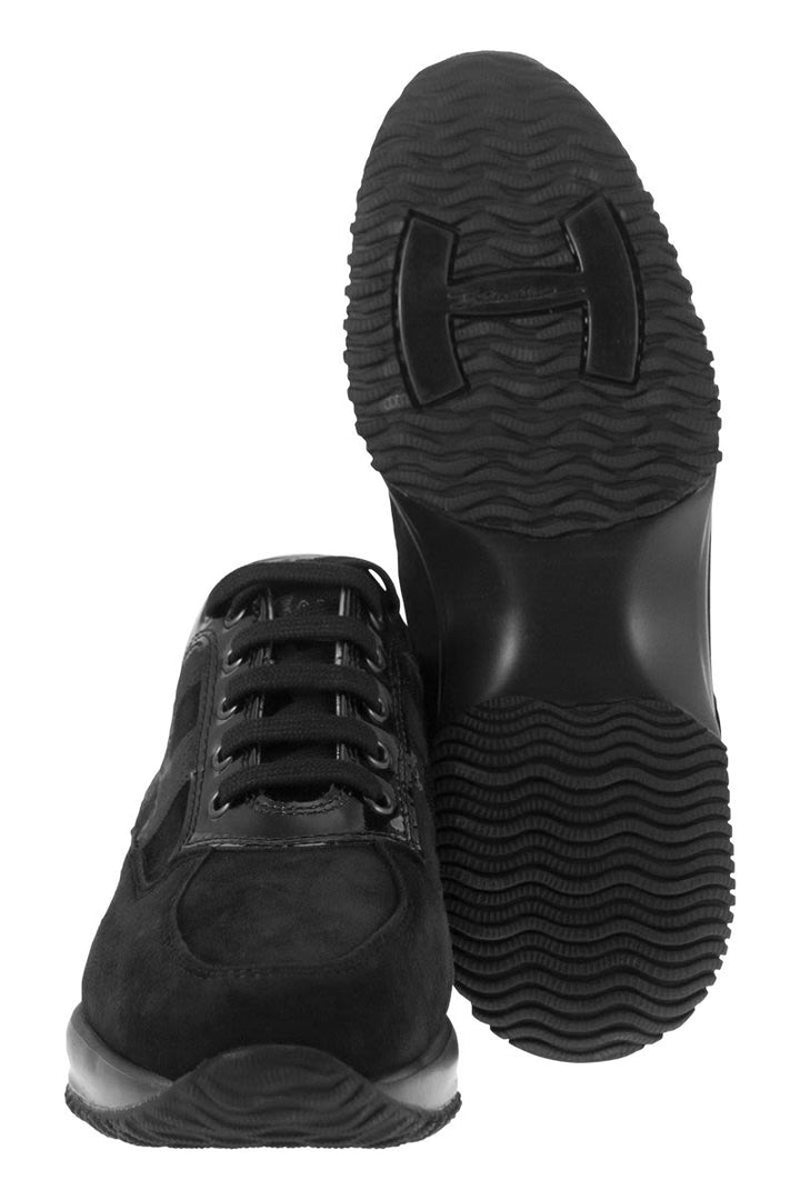LOGO PATCH SEQUIN DETAIL SNEAKERS